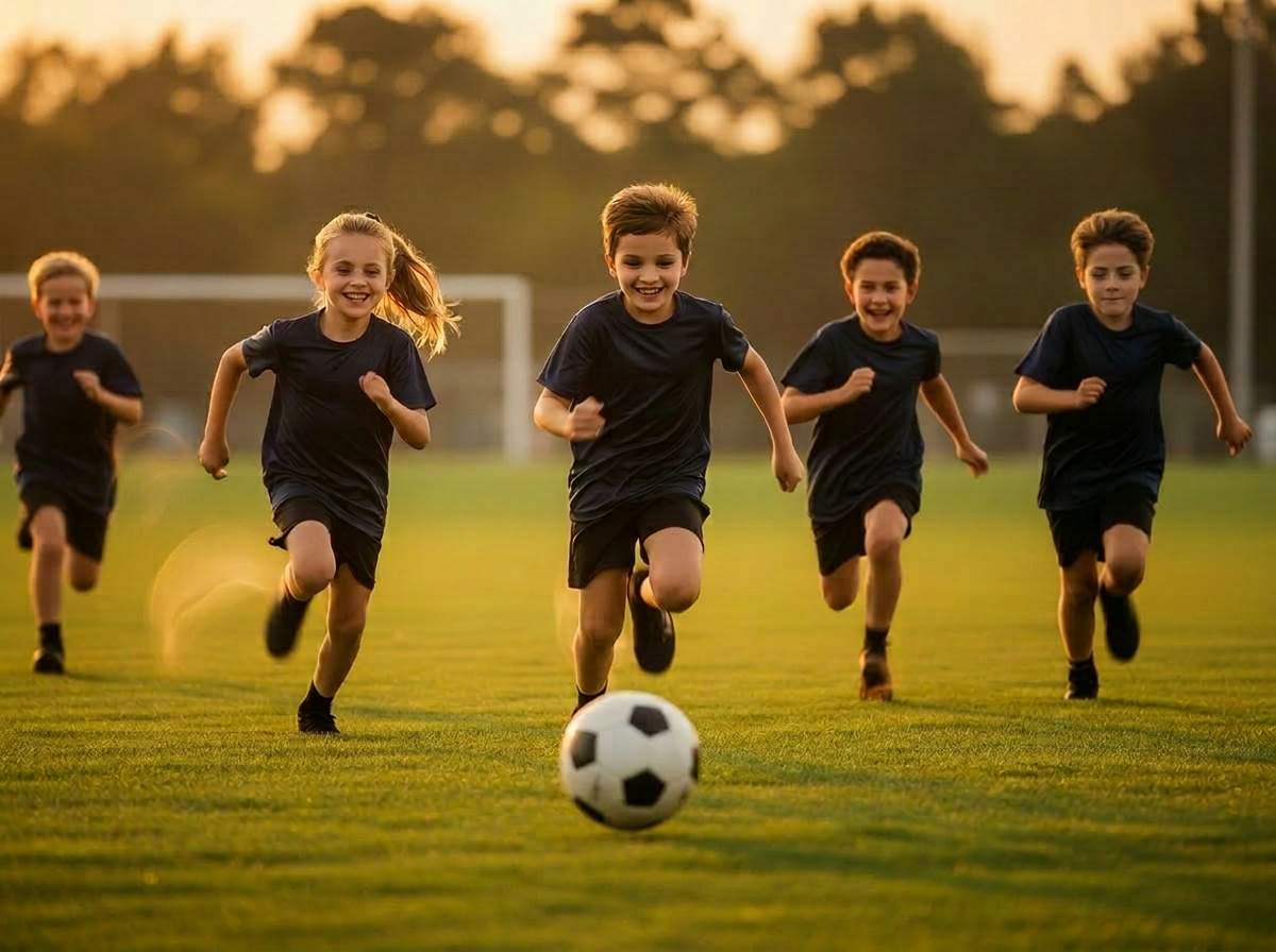 Deti pri futbale